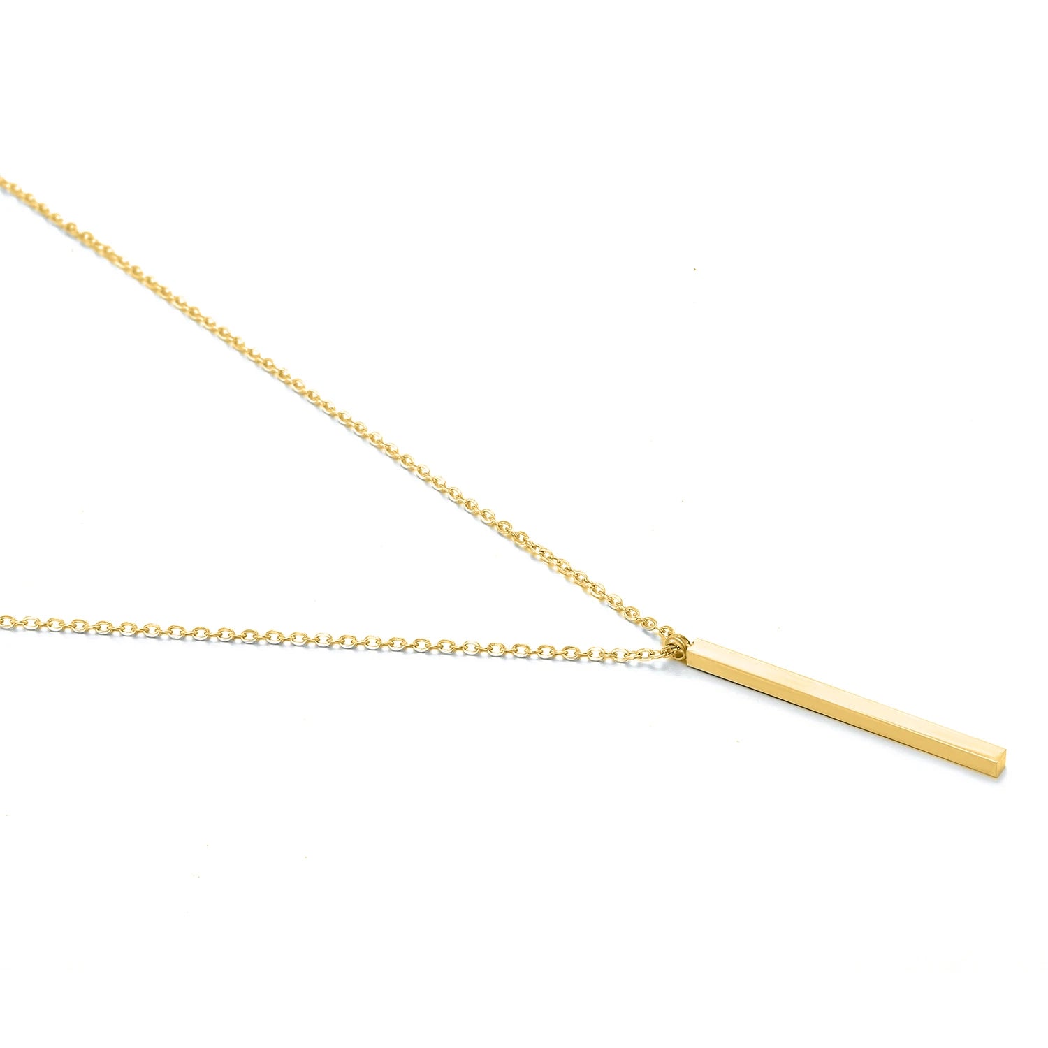 EManco New Trendy Geometric Link Chain Stainless Steel 14K Gold Plated Women's Necklace for Party Factory Direct Sale