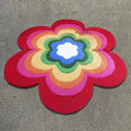 Eternity Rose Flower Pattern Rug 3d Custom Die Cut Shape Rugs With Logo 3D Designer Area Rugs and Carpets