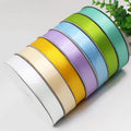 100 Yards Satin Ribbon Manufacturer 2.5 CM High Density Polyester Color Custom LOGO Ribbon for Gift Packaging MegaBDM