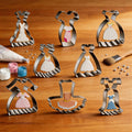 Girls Skirt Cookie Cutter 430 Stainless Steel Cartoon Biscuit Mold Eco-Friendly DIY Baking Tools OEM ODM for Kids Birthday Party