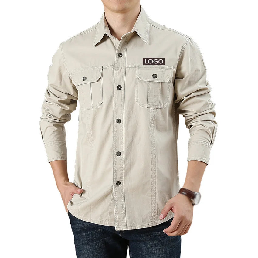 Customize OEM Blank Quick Dry Performance Long Sleeve Men's Upf 50 Fishing T-shirts Button Down up Fishing Shirts