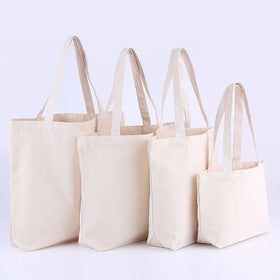 Promotional Custom Logo Printed Organic Calico Cotton Canvas Tote Bag