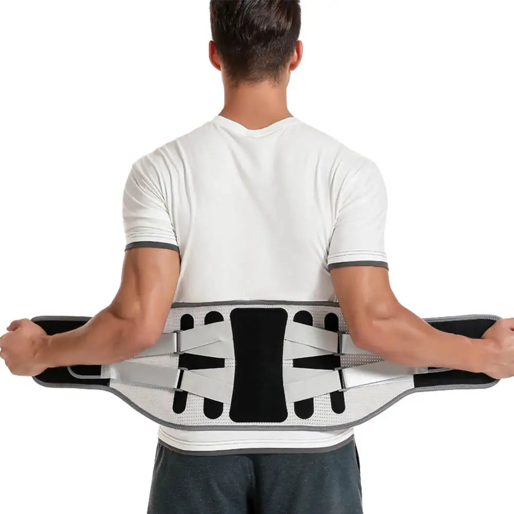 Waist Protective Belt Steel Plate Support Adjustable Back Trimmer Belts Waist Trainer Brace
