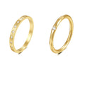 Fashion Luxury Ins S925 Sterling Silver Zircon Ring Gifts for Women Different Style Round Ring