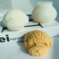 Wholesale DIY 3D Teddy Dog Plaster Aromatherapy Candle Food Grade Silicone Eco-Friendly Mold for Home Decoration Candle OPP Bag
