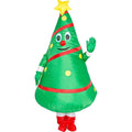 Inflatable Christmas Costume Adult Santa Claus Blow up Funny Cosplay Party Green Fancy Dress Suit Christmas Tree Costume