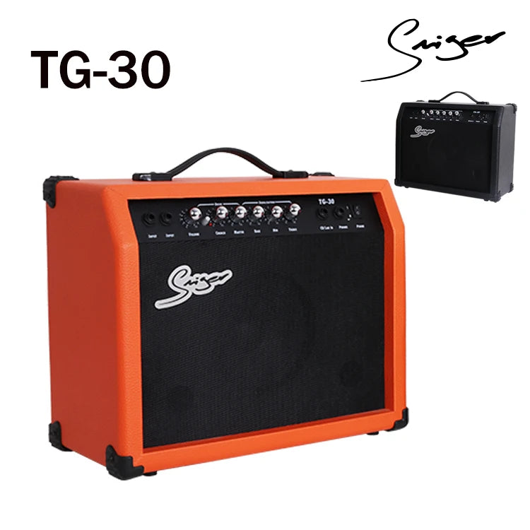 Wholesale Hot Sale Smiger Brand CE Musical Instrument Audio Amp Supplier Portable TG-30 Watt Acoustic Electric Guitar Amplifier
