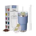 2024 Wholesale 14oz Tumbler with Handle and StrawStainless Steel Insulated Travel Mug with HandleTumbler with Leak-proof Lid