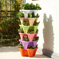 Garden Stackable Seedling Starter Seedling Planter Plant Flower Pot Plastic Nursery Pots