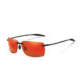 KINGSEVEN TR90 Frameless Sunglasses for Men and Women Ultra Light Quality Square Brand Designer Lens LC7025