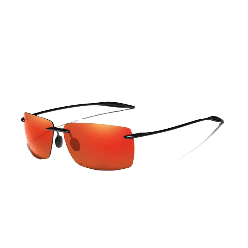 KINGSEVEN TR90 Frameless Sunglasses for Men and Women Ultra Light Quality Square Brand Designer Lens LC7025