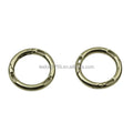 Stock Supply 20mm Metal 3 Holes Round Carabiner Keychain
