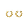 Factory Wholesale 925 Sterling Silver Simple Round Shape Hoop Earrings for Women Fashion Jewelry 2023