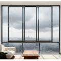 2026 New Modern Horizontal Thermally Broken Aluminum Sliding Window for Commercial Office with Corrosion Resistant Frame