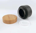 100% Natural and Environment-friendly Bamboo and Wood Cap Scrub Cream Bottle Face Cream Bottle Wide Mouth Eye Cream Bottle