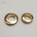 Custom Metal Zinc Alloy Handbag Eyelet Rivet Buckle 25 mm 14 mm Screw Ring Eyelet Clip Buckle for Bag Part Round Eyelet Grommets