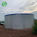 LVJU PVC Canvas Tank Metal Galvanized Sheet Aquaculture Shrimp Farming Pond