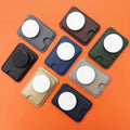 M-safe Anti-Theft Short Wallet 2 Cards Holder Phone Expanding Soft Grip Magnetic Credit Card Compatible Wireless Charging Unisex