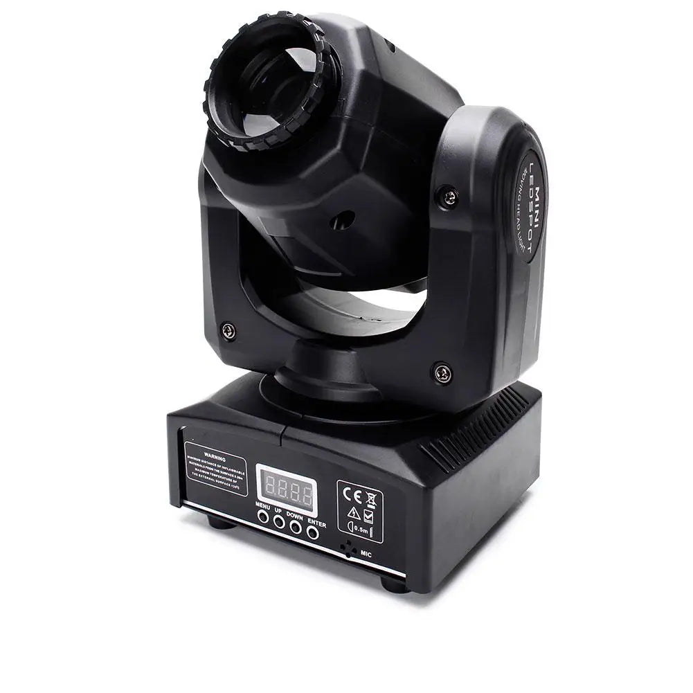 U`King 30W RGBW Spot LED Black Shaking Head Gobos Stage Light DMX512 Led Dj Disco Stage Light
