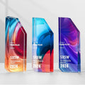 Personalized Full Color Printing Optical Crystal Glass  Trophy MH-NJ0195
