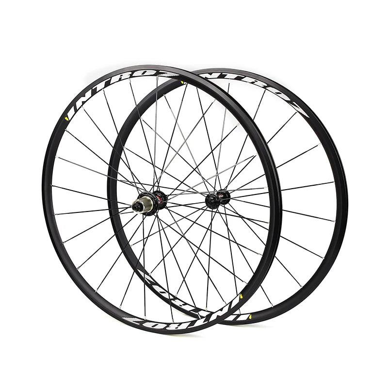 POLSO WS007 Road Wheel Set 700C Rim Brake C Brake V Brake HGMSXD Front Two Rear Four Bearings Quick Release Bicycle Wheel