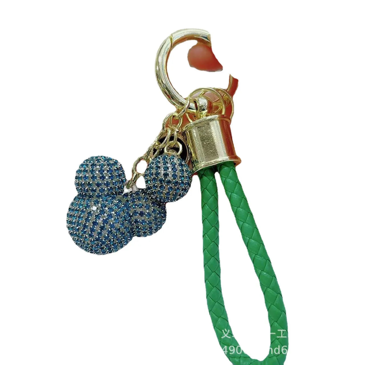 New Style Designer Diamond Luxury Mickey Key Chain Keyring Bag Charm Pendant for Gift Keychain Accessories