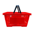 HDPP Material 18L Eco-Friendly Two Handles Supermarket Shopping Basket for Shopping Mall MegaBDM