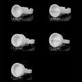 Disposable Tattoo Pigment Holder Eyelash Extensions Glue Ring Cup Tattoo Ink Ring Holders Tattoo Plastic Pigment Rings