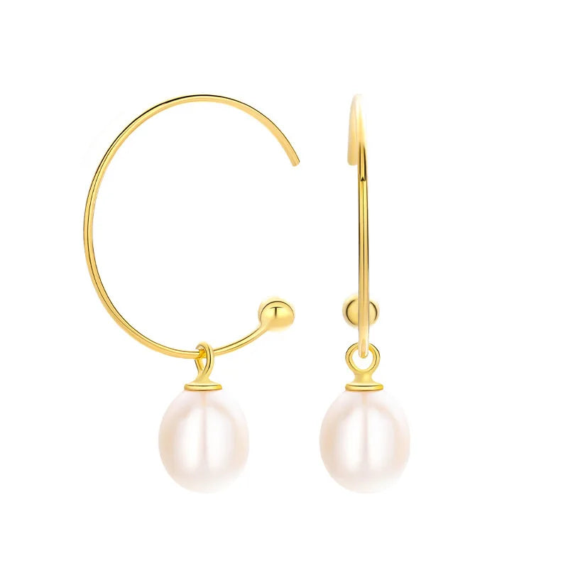 Fine Jewelry 925 Sterling Silver 18k Gold Bezel Setting Stud Earrings for Women Girls Wedding Party