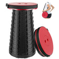 Portable Telescoping Stool for Camping Hiking Fishing Tours BBQ Adjustable Plastic Max Load 400lbs Retractable Modern Design OEM