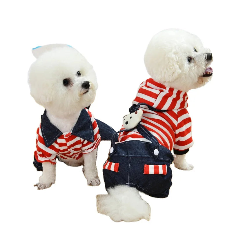 Dogs Shirt Dog Cowboy Fashionable Pet Apparel Comfortable Small Dog Pet Clothing
