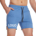 Men'S Summer Polyester Solid Knee Length Breathable Basketball Pockets Gym Sports Men'S Shorts