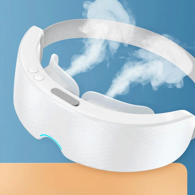 Smart 10 Minute Timer Therapy Eye Relax Nano Atomized Steam Hot Compression Vibration Hydrogen Eye Massager