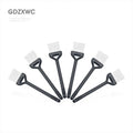 Modern Kitchen Plastic Things Multifunctional Portable Small Black Nylon Bristles Cleaning Brush Mini Household Items
