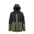 ALIKE Winter Men's Customized Logo Plus Size Waterproof Long Hooded Thick Parka Tactical Flight Jacket Multi-function Pockets