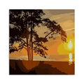 Wholesale Diy Digital Decor Painting by Numbers Modern Painting Trees at Dusk Home Decoration Diy Canvas Painting