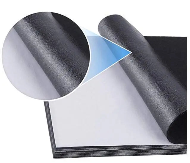 Irini 10 Pcs/set Multi Color Self Adhesive Felt Fabric Sheets 11.8x8.3" Modern Design for Art and Craft Making Back to School