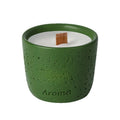 Art Aromatherapy Candles Long-lasting Soy Wax Indoor Concrete Jar Wood Wick Scented Candle Gift Box Birthday Gifts