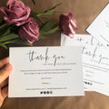 4*6inch Custom logo Printing Thank You Card Luxury Paper Christmas Festival Wedding Business Card for Small Business