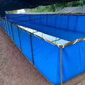 LVJU 15000 Liter Fish Farming Tank Liner Aquaculture PVC Canvas Fish Pond Liner