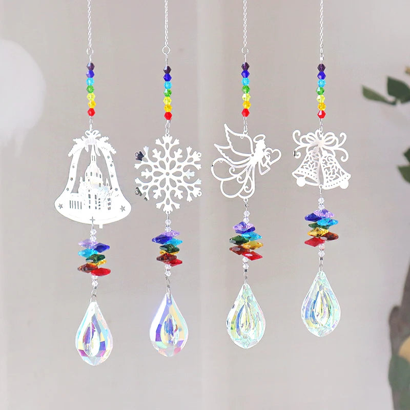 Crystal Suncatchers Fairies Butterflies Birds Owls Trees Window Hanging Drench Your Space Inrainbow Energy