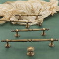 Antique Copper Handle Cabinet Hardware 96/128/160/192mm Adjustable Pull Handle for Kitchen Furniture for Restoration Classic