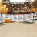 25X100cm Modern Nylon Commercial Use Office Carpet Tiles Easy to Install PVC Backing Striped Washable Grey Color Hotel Corridor