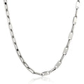 2021 Big Oval Link Necklace for Women Choker Necklace Collar European Style Charm Statement Necklace