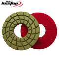 D180mm Super Glossy Diamond Resin Polishing Pads Floor Polishing Buffing Pads with Hook and Loop Backing OEM Customizable