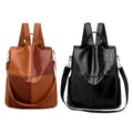 New Arrival Fashion Women Backpack Casual PU Leather Shoulder Bag Waterproof Large Capacity Handbag for Leisure Travel