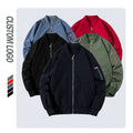 OEM Manufacturer Best Quality Popular Custom Logo Solid Color Unisex Bomber Jackets