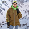 Ladies Winter Jackets New Fashion Short Duck Down Coat With Scarf Winter Clothes for Women Waterproof