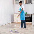 Durable Aluminum Pole 360 Rotation Dry Wet Cleaning Flat Mop with 4 Washable Pads and Swivel Handle