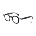 Montures De Lunettes Cellulose Round Irregular Shape Acetate Eyewear Trendy Eyeglasses Optical Frame